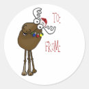 Recherche de bandes dessinées drôles autocollants Joyeux noël