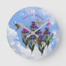 Recherche de fleur de colibri horloges Pour elle