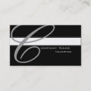 Recherche de initiales faites sur commande de monogramme cartes visite Moderne