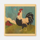 Recherche de coq vintage magnets Cru