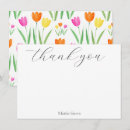 Recherche de tulipes oranges vœux cartes Moderne