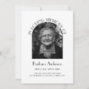 Recherche de mémoire invitations Noir et blanc