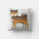 Recherche de shiba inu coussins Chien de dessin animé