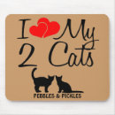 Recherche de silhouettes chat tapis souris Coeur