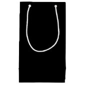 #000000 Hex Code Webkleur Donkere Zwarte Zaken Klein Cadeauzakje (Voorkant)