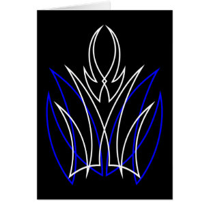 0001 Pinstripe Azul-Blanco