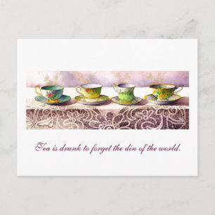 0001 Rij van het Briefkaart Teacups T'ien Yiheng