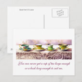 0001 Rij van Teacups C.S. Lewis Briefkaart (Voorkant / Achterkant)