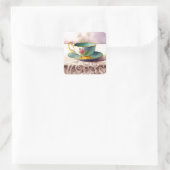 0001 Teacup on Lace Stickers (Sac)