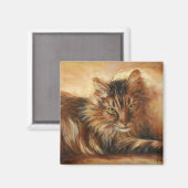 0005 Chat sur aimant Coussin (Recto/Verso)