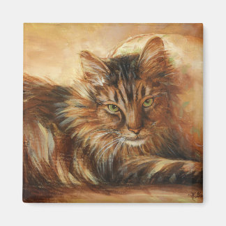 0005 Chat sur aimant Coussin