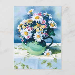 0006 Maisies en Carte Postale Teapot Vert