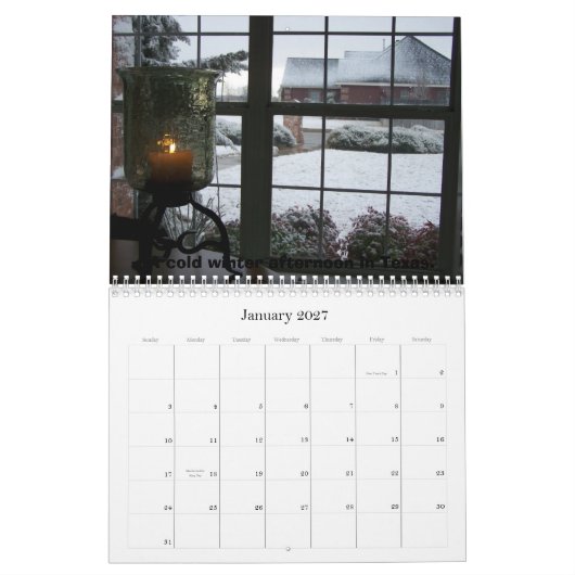 000_0011. 2009 KALENDER (Jan 2027)