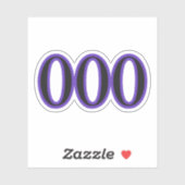 000 Angel Number New Cycles Sticker (Vel)