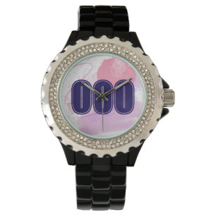 000 Angel Nummer Roze Blauw Spiritueel Ontwaken Horloge