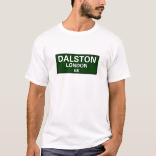 000 STREET SIGNS - LONDEN - DALSTON E8 T-SHIRT