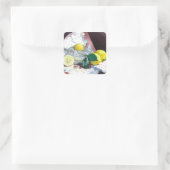 0014 Wanneer het leven je leemten geeft Vierkante Sticker (Tas)