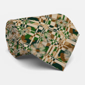 001 bloempatroon controleren stropdas (Opgerold)