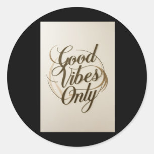 001 Goede Vibes Alleen Sticker