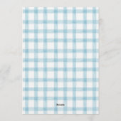 001 Sky Watercolor Check Koala Birthday Invitation (Dos)