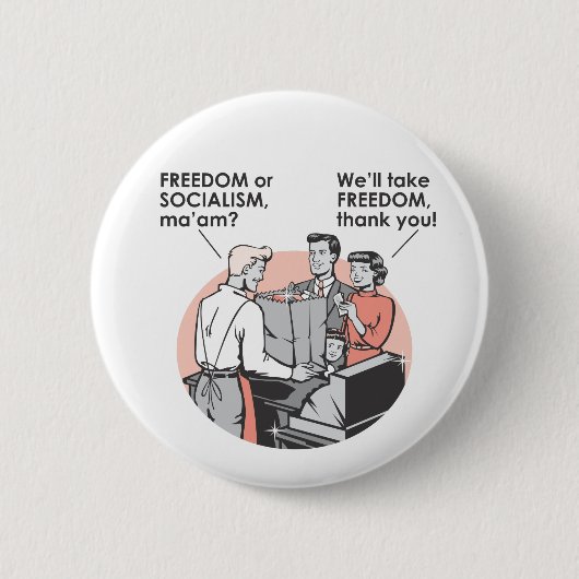 001Freedom.ai Ronde Button 5,7 Cm (Voorkant)