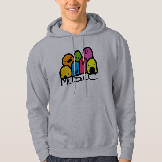 001Muziek Hoodie (Voorkant)