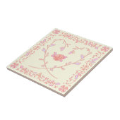 002 roos hartpatroon tegeltje (Zijkant)