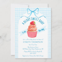 002 Zachte Baby Shower met Blauwe Bes Zoete Aardbe