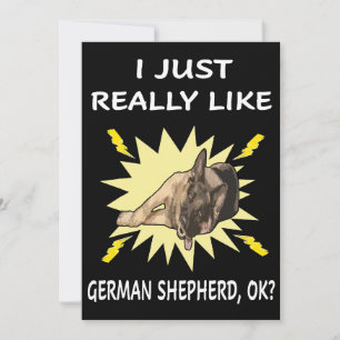 004 Ik vind Duitse Herders echt leuk OK Kaart