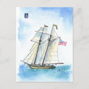 (004) Pride of Baltimore US Tall Ship Briefkaart