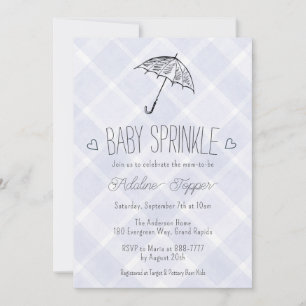005 Iris Geruite Paraplu Babysprinkel Shower Kaart