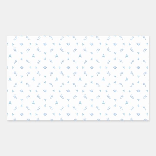 006 Ruimte Rechthoekige Sticker (Voorkant)