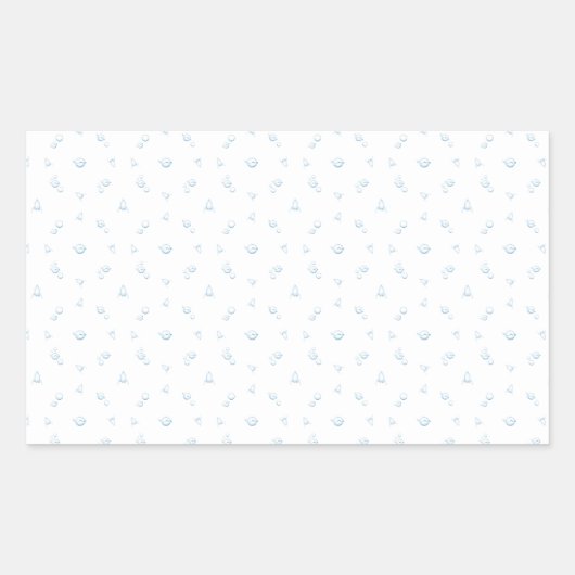 006 Ruimte Rechthoekige Sticker (Voorkant)