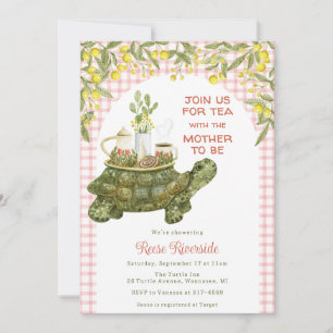 007 Red Garden Thee Turtle Baby Borrel Kaart