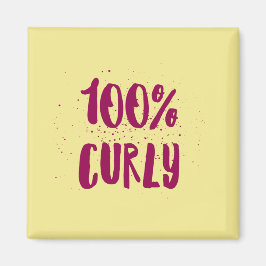 !00% Curly - voor krullende meisjes magneet