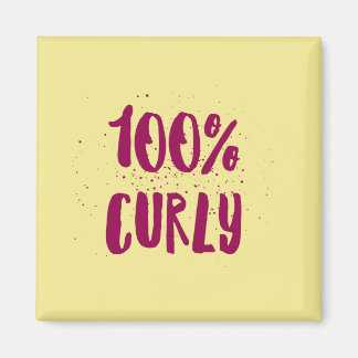 !00% Curly - voor krullende meisjes magneet