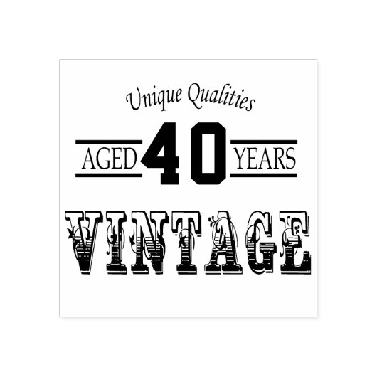 00 jaar oud | rubberstempel (Afrduk)