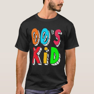 00 Kind Outfit Women Mannen Retro Kind 2000 T-shirt
