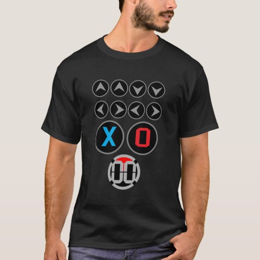 00 LvL Cheat Code PS T-shirt (Voorkant)