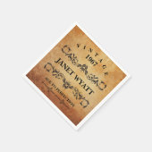  00th Birthday-ontwerp Servetten (Hoek)