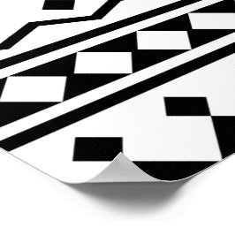 01012020 Tribal etnische Patroon-01 Poster