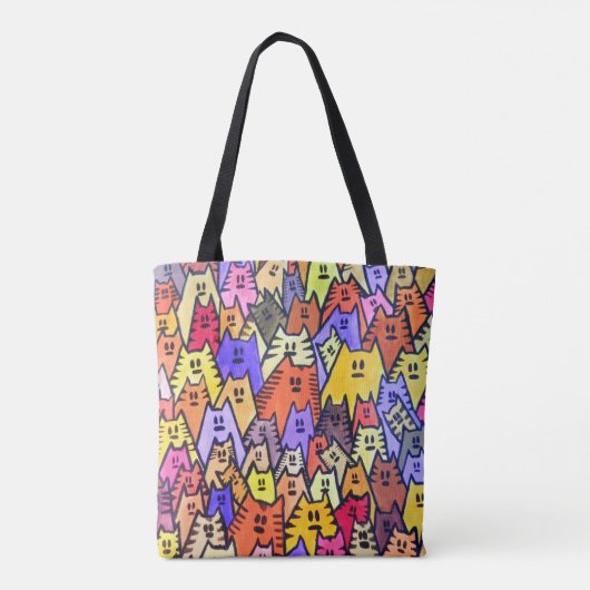 0101 - Sac fourre-tout de chats (Dos)