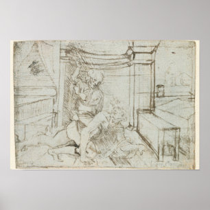 01147 Ludwig Wilhelm, graaf van Baden, 1705 Poster