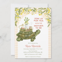 012 Koper Oranje Tuin Thee Schildpad Baby Shower