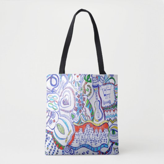 0134 - Verhaal Canvas tas (Voorkant)