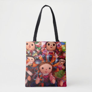 0137 Poupées mexicaines - Sac fourre-tout