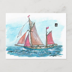 (013) Yukon Sailships Briefkaart