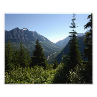0147 8/12 Logan pass in Glacier Foto Afdruk