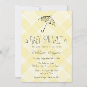 015 Citroenruit Paraplu Babysprinkle Shower Kaart