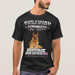 015 Duitse herder mam God vond enkele van de sterk T-shirt